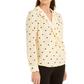 Alfani Women's Printed Surplice Blouse Yellow Size Medium