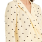 Alfani Women's Printed Surplice Blouse Yellow Size Medium