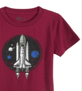 Epic Threads Toddler Boy's Spaceship T-Shirt Red Size 2T
