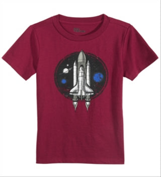 Epic Threads Toddler Boy's Spaceship T-Shirt Red Size 2T