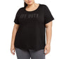 Ideology Plus Active Graphic T-Shirt Black Size 3X