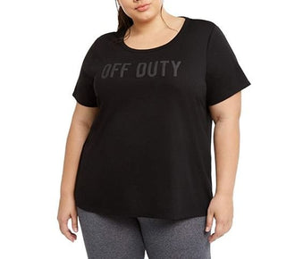 Ideology Plus Active Graphic T-Shirt Black Size 3X