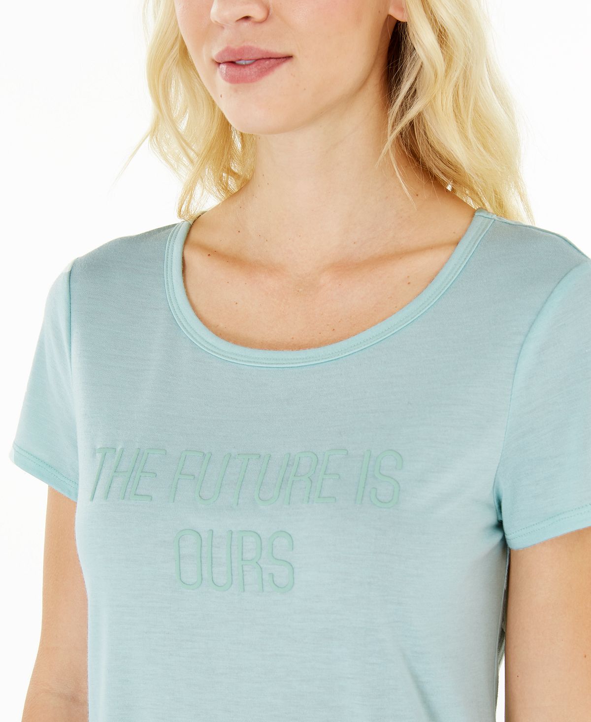 ID Ideology Women's Future Fitness Workout T-Shirt Green Size Medium