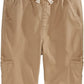 Epic Threads Big Boy's Stretch Twill Cargo Joggers Brown Size X-Large