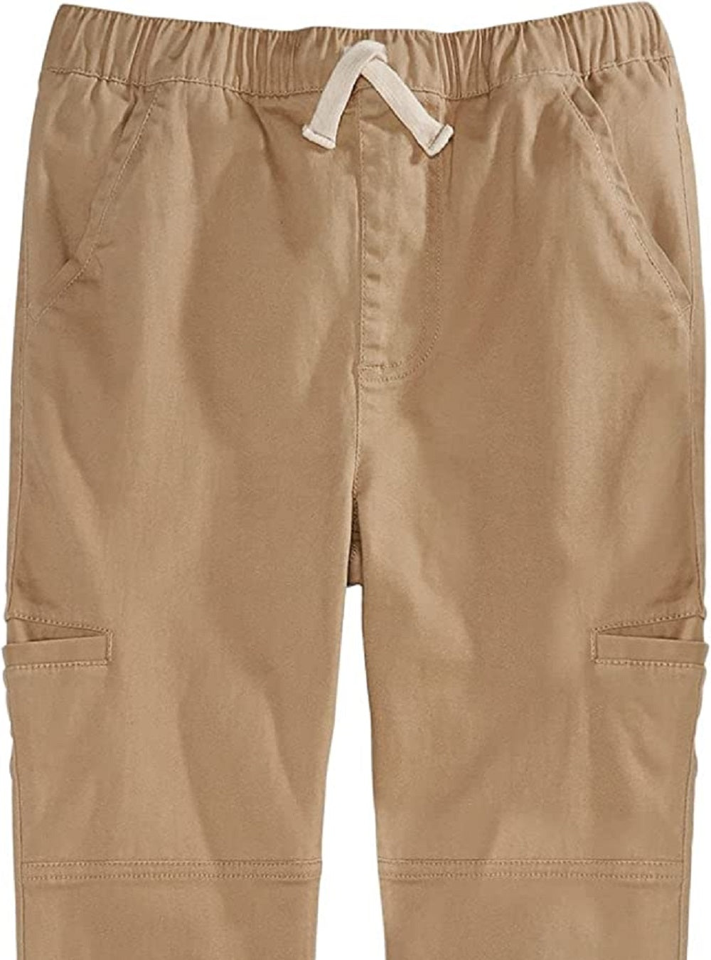 Epic Threads Big Boy's Stretch Twill Cargo Joggers Brown Size X-Large