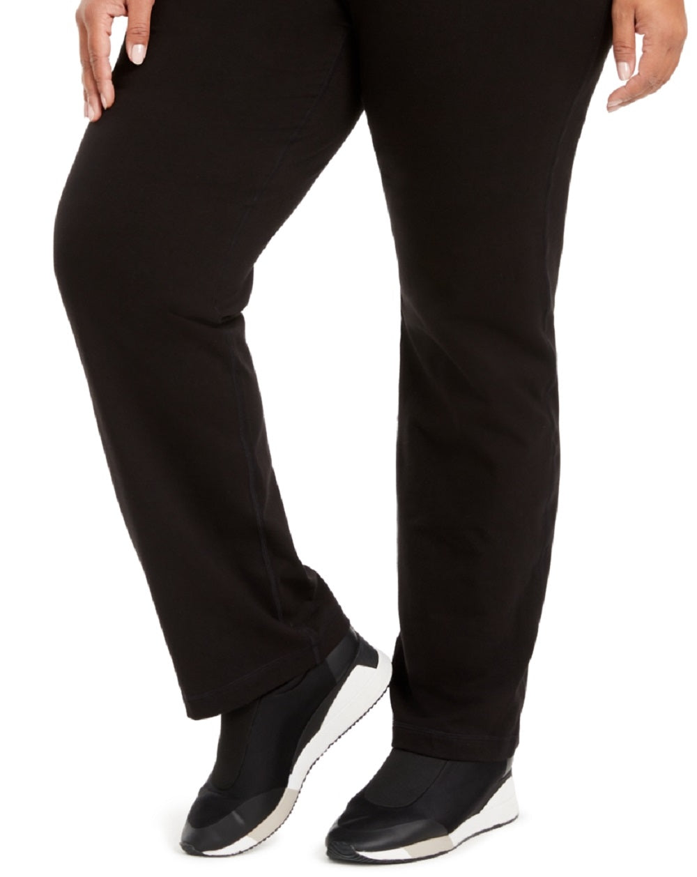 ID Ideology Women's Flex Stretch Active Yoga Pants Gray Size 1X