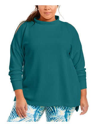 Ideology Women's Fitness Running Shirts & Tops Blue Size 3X