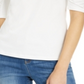 INC International Concepts Women's Puff Sleeve Top White Size Large