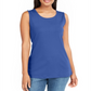 Karen Scott Women's Cotton Tank Top Blue Size X-Large