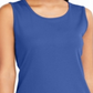 Karen Scott Women's Cotton Tank Top Blue Size X-Large