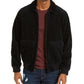 Sun + Stone Men's Hazel Bomber Jacket Cold Weather Black Size Medium