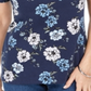 Karen Scott Women's Printed Scoop Neck Top Blue Size Small