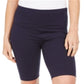 Style & Co Women's Yoga Bike Shorts Blue Size Small