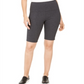 Style & Co Women's Yoga Bike Shorts Gray Size Medium