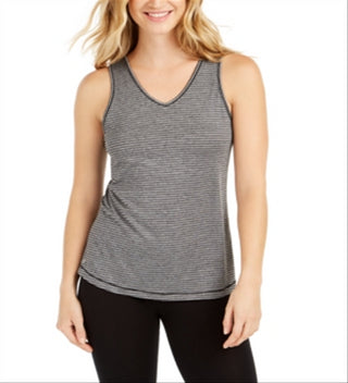 Ideology Women's Fitness Yoga Tank Top Noir Size Large