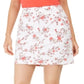 Karen Scott Women's Sharon Floral Print Skort White Size 6