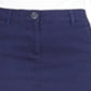 Karen Scott Women's Floating Corsages Border Print Skort Blue Size 6
