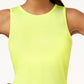 ID Ideology Women's Keyhole Back Tank Top Yellow Size Small