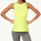 ID Ideology Women's Keyhole Back Tank Top Yellow Size Small