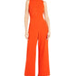 Alfani Women's Mock Neck Jumpsuit Red Size X-Small