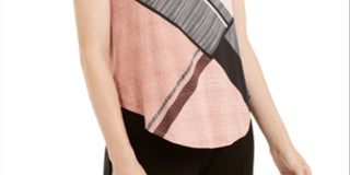 Alfani Women's Printed T-Shirt Pink Size Medium