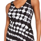 INC International Concepts Women's Tie Dye Sleeveless Dress Black Size Medium