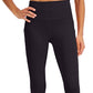ID Ideology Women's High Rise Side Pocket Cropped Leggings Black Size X-Small
