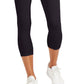 ID Ideology Women's High Rise Side Pocket Cropped Leggings Black Size X-Small
