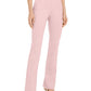 Alfani Women's Zippered Pocketed Solid Straight Leg Pants Pink Size 6