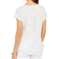 Style & Co Women's Printed Graphic Top Gray Size X-Large