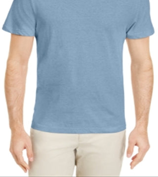 Alfani Men's Cotton Crewneck T-Shirt Blue Size Small