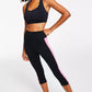 ID Ideology Women's Essentials Colorblocked Cropped Leggings Pink Size X-Large