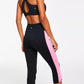ID Ideology Women's Essentials Colorblocked Cropped Leggings Pink Size X-Large