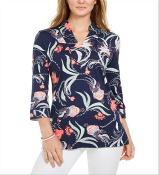 Charter Club Women's Paisley Tunic Top Size 2XL