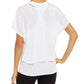ID Ideology Women's Fitness Workout T-Shirt White Size XX-Large