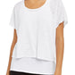 ID Ideology Women's Fitness Workout T-Shirt White Size XX-Large