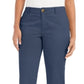 Style & Co Women's Straight-Leg Chino Pants Blue Size 10