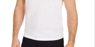 Alfani Men's Twill Striped Polo Shirt White Size XX-Large