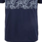 Sun + Stone Men's Wave Stripe Pattern T-Shirt Blue Size Large