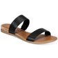 Sun + Stone Women's Easten Slide Sandals Black Size 6.5 M