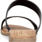 Sun + Stone Women's Easten Slide Sandals Black Size 7 M