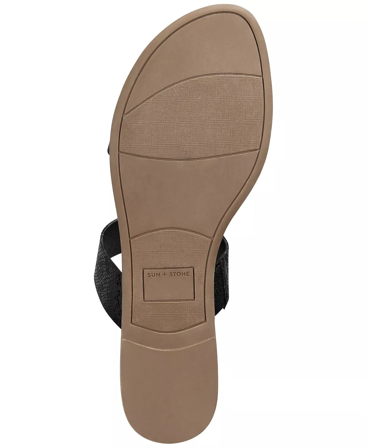 Sun + Stone Women's Easten Slide Sandals Black Size 7 M