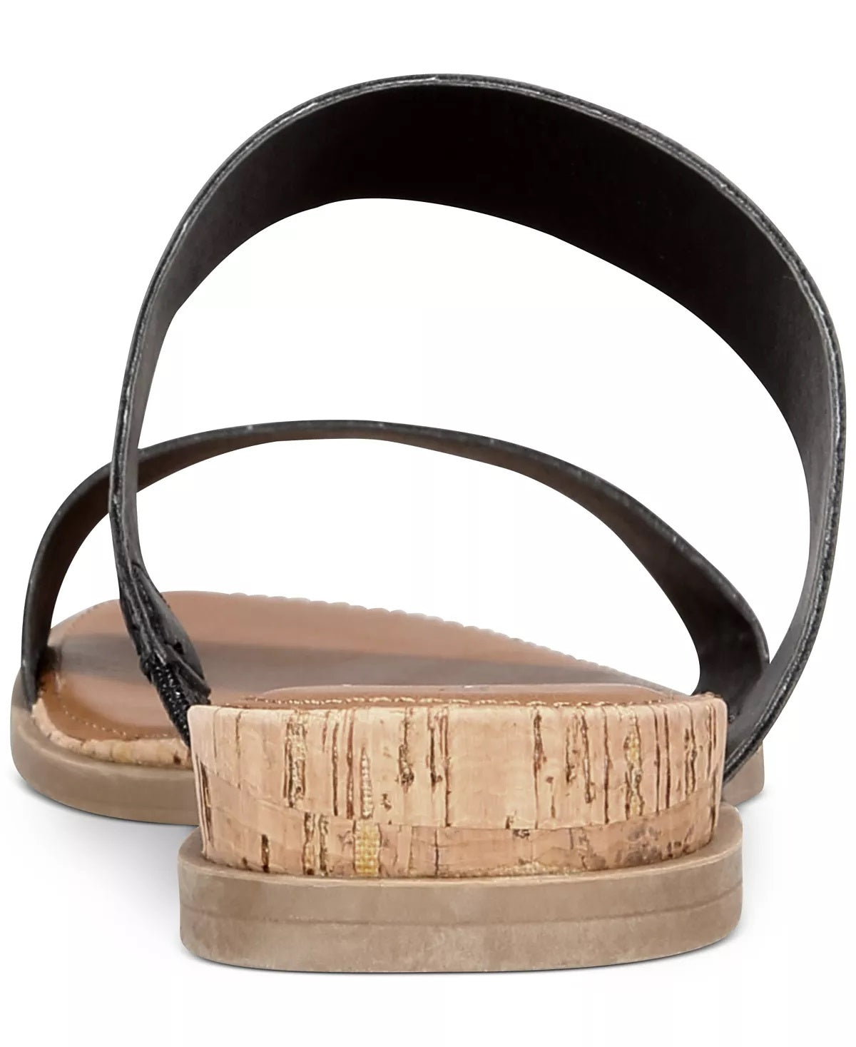 Sun + Stone Women's Easten Slide Sandals Black Size 7.5 M