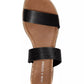 Sun + Stone Women's Easten Slide Sandals Black Size 7.5 M