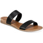 Sun + Stone Women's Easten Slide Sandals Black Size 9.5M