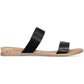 Sun + Stone Women's Easten Slide Sandals Black Size 9.5M