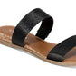 Sun + Stone Women's Easten Slide Sandals Black Size 11 M