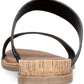 Sun + Stone Women's Easten Slide Sandals Shoes Black Size 12 M
