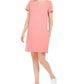 Style & Co Women's One Pocket T-Shirt Dress Pink Size XX-Large