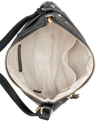 INC International Concepts Women's Riverton East West Crossbody Black Size Regular